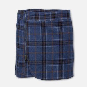 Purnell Women's Plaid Wool Zip Skirt size 4/27 (fits like a 6)